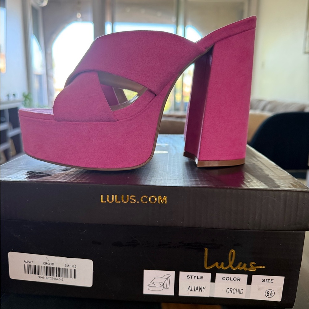 Lulu's Orchid Heels